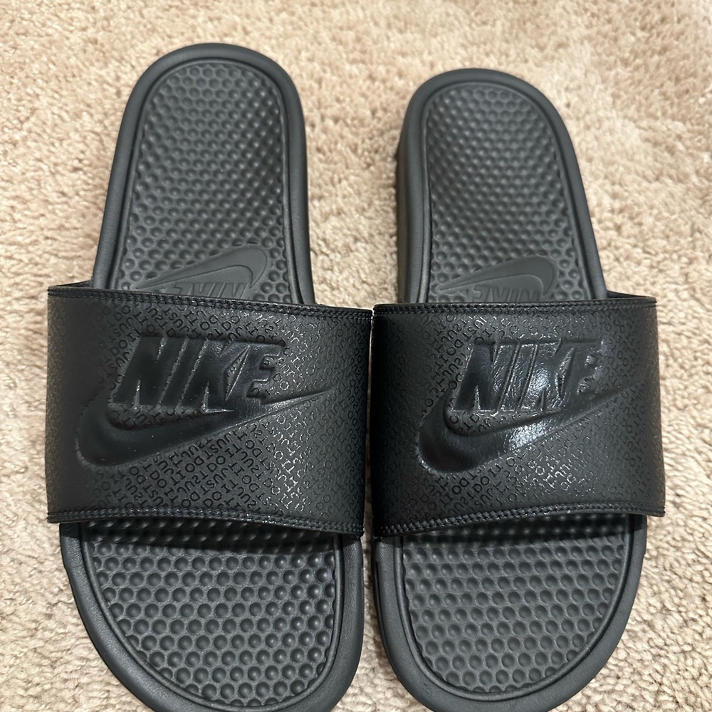 Nike Black Slide Sandals Size 12